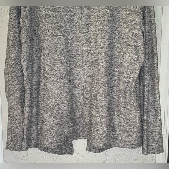 Van Heusen Gray & White Women's Open Front Cardigan - Picture 9 of 10